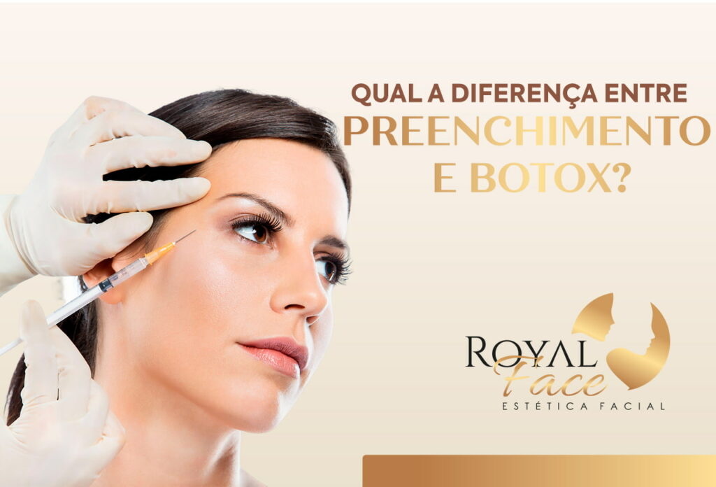 Conheça a diferença entre o preenchimento facial e botox